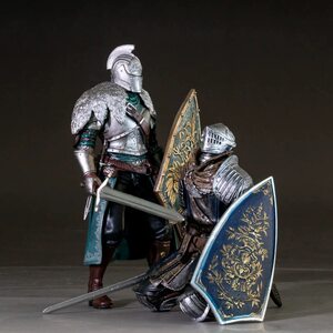 跨境黑暗之魂手办 上级汉法骑士 深渊行者阿尔特留斯士兵模型人偶