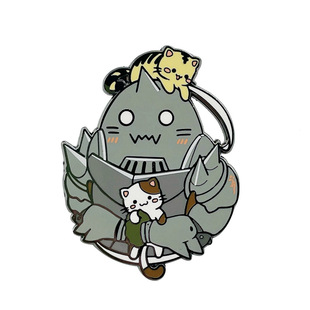 跨境新阿尔冯斯可爱胸针 饰 钢之炼金术师周边金属徽章 创意书包装