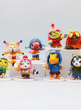 跨境 数码宝贝手办 玩偶服 大冒险反转系列古兽布加兽甲虫兽 摆件