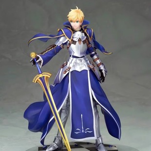 跨境热销 Fate Saber 亚瑟 潘德拉贡 旧剑 第三降临 1/8 盒装手办