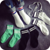 Socks Autumn College wind fashion Socks Retro Trend Versatile Cotton socks solar system Harajuku
