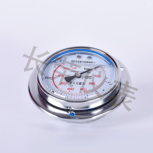 轴向压力表YN100ZT防震25mpa
