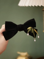 Заколка для волос, аксессуар для волос с бантиком, коллекция 2023, китайский стиль