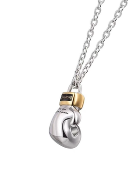 美式光面钛钢立体拳击手套