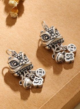 醒狮项链吊坠挂手工diy配