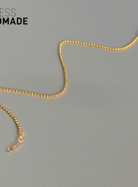 含金量5%美国14K包金珠手链