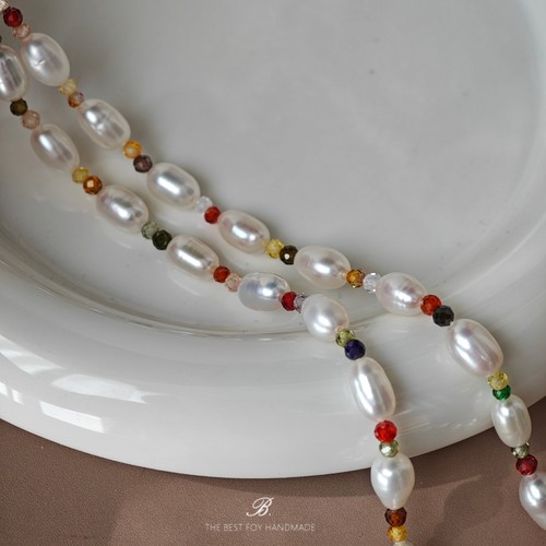 独家小宝石天然淡水珍珠项链