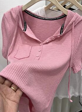 短袖T恤女夏装新款韩版字母
