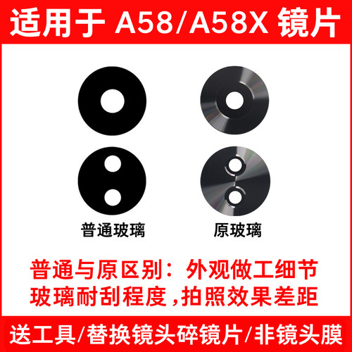 适用于OPPOA58摄像头镜片