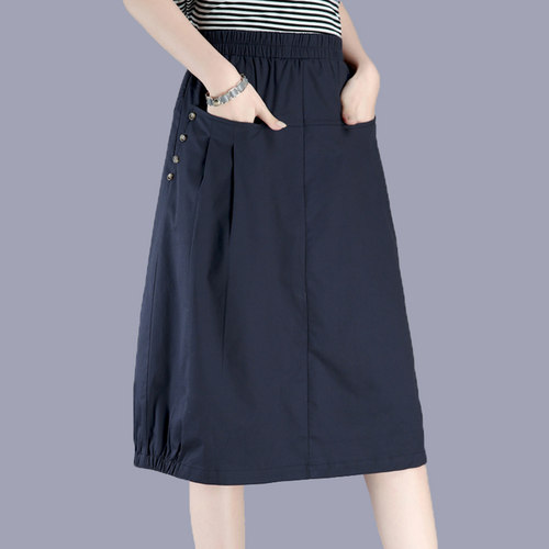 半身裙女夏季2021新款中年妈妈潮