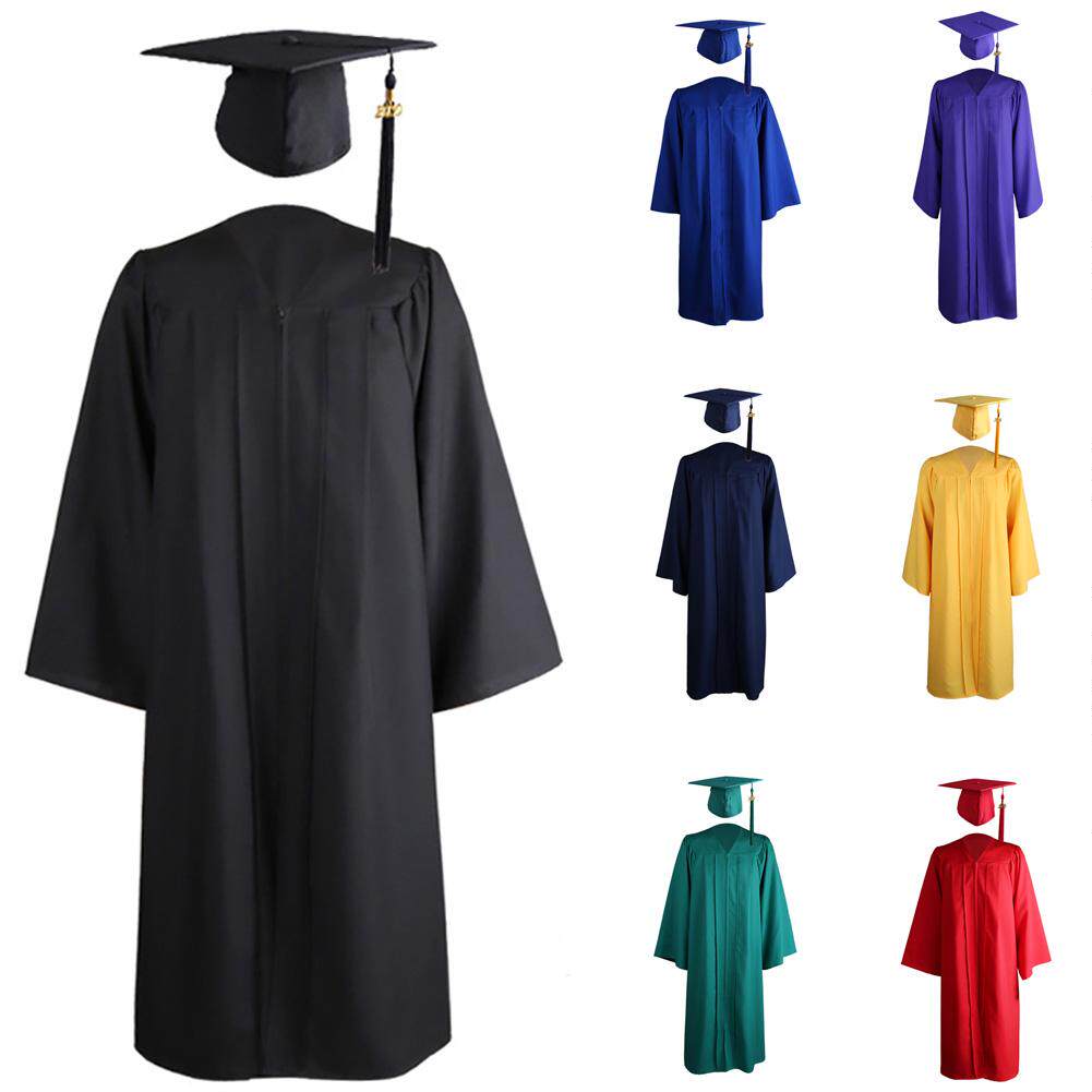 Adult Zip Closure University Academic Graduation Gown Robe