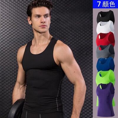 Breathable QuickDry Men Sportswear Fitness Vest Man Tank Top