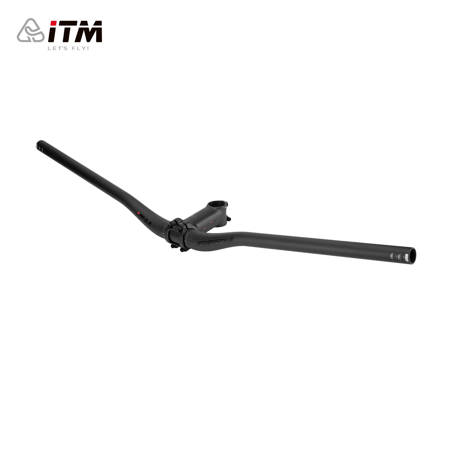 意大利ITM碳纤维直把燕把山地车平把公路自行车31.8mm把横轻量化