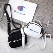冠军包包女CHAMPION斜挎手机单肩ins学生儿童原宿ulzzang帆布小包