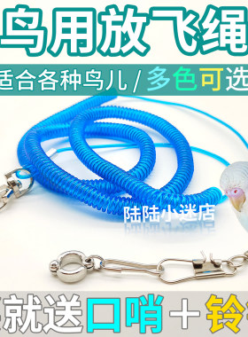 鹦鹉放飞绳脚链脚环鸟链牵引绳