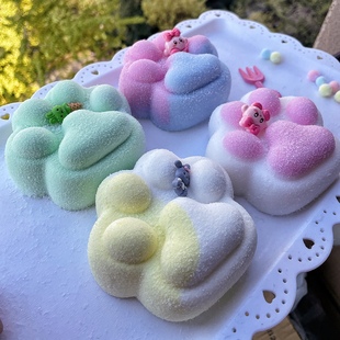 毛绒猫爪捏捏乐特大号硅胶猫爪捏捏加厚加大解压慢回弹生日礼物