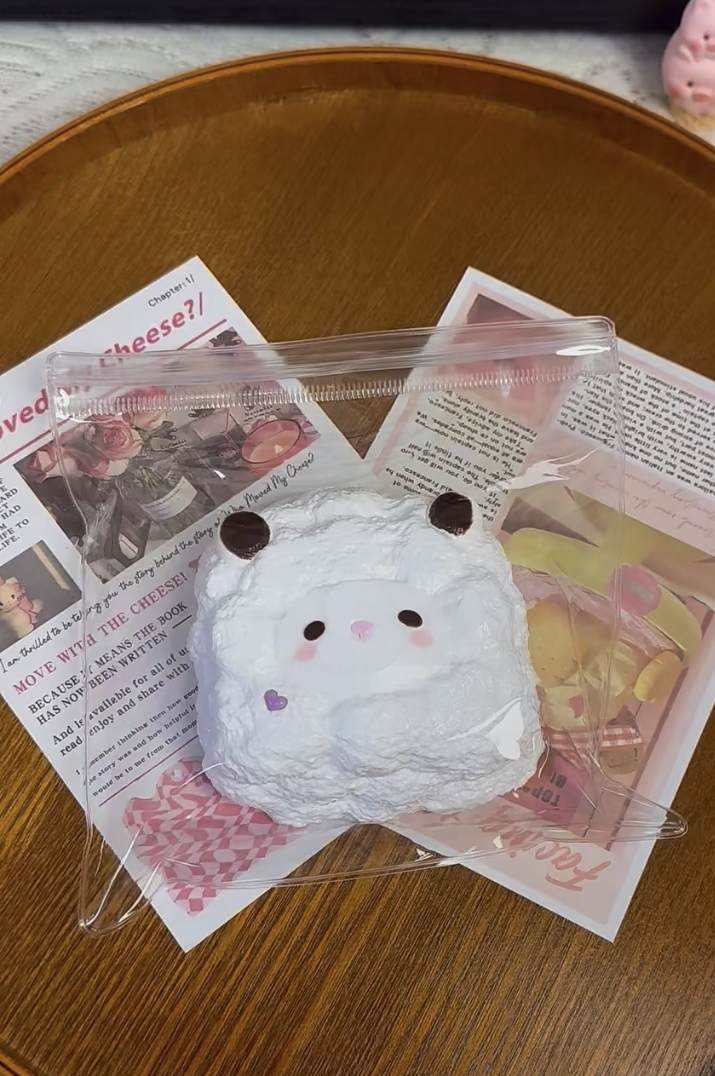 棉粒羊食品级硅胶捏捏乐学生慢回弹解压玩具小羊可爱超软礼物