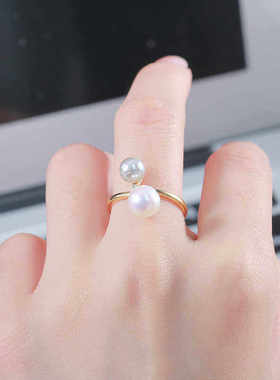珍珠配件简约S925纯银新款精致