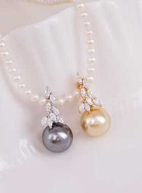 S925银精致吊坠项坠空托