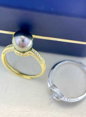 简约设计新款DIY戒指空托