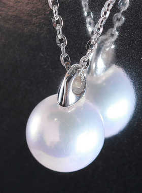 S925纯银高级简约设计珍珠配件