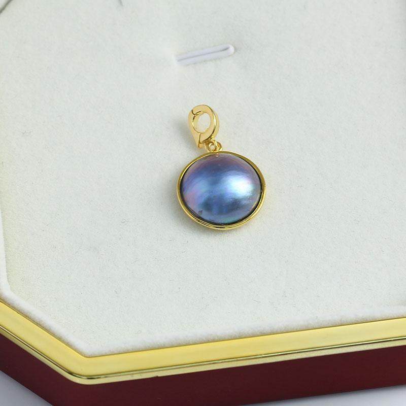 DIY珍珠配件珍珠配件万能扣吊坠