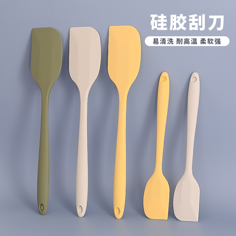 硅胶刮刀一体式刮板大号铲子耐高温食品级蛋糕奶油抹刀烘焙工具小