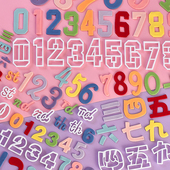 饰塑料切模具套装 数字翻糖模具大号小号蛋糕烘焙装 数字合集