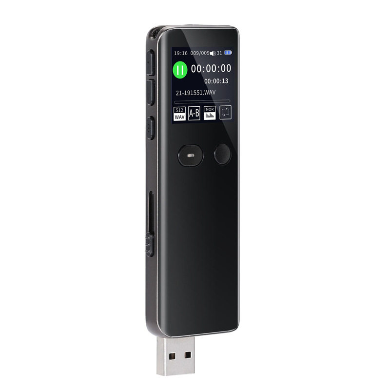 新款带USB接口8G数码录音笔智能录音 MP3播放器外放功能录音笔属于什么档次？