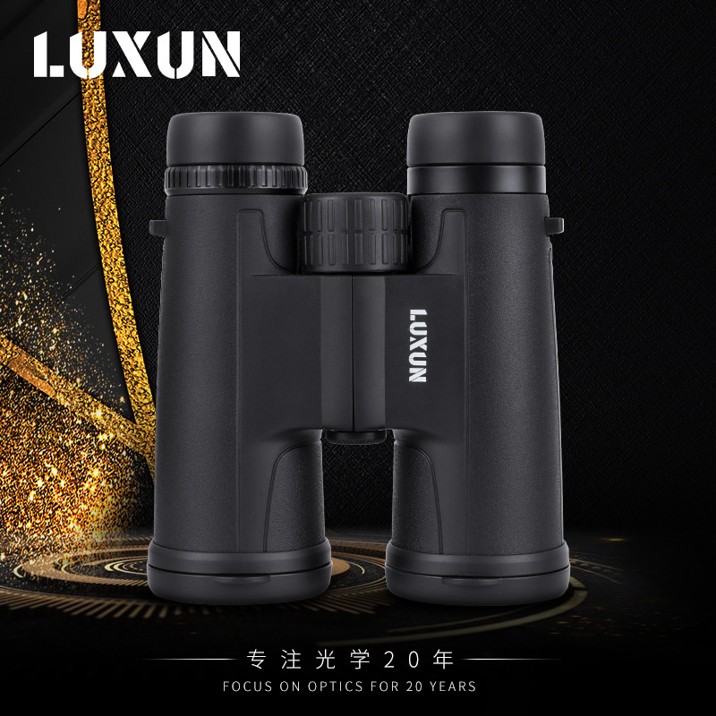 跨境热私模 LUXUN 12X42双筒望远镜高倍高清便携充氮防水微光夜视