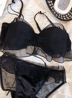 少女蝴蝶结纯欲可爱内衣文胸套装