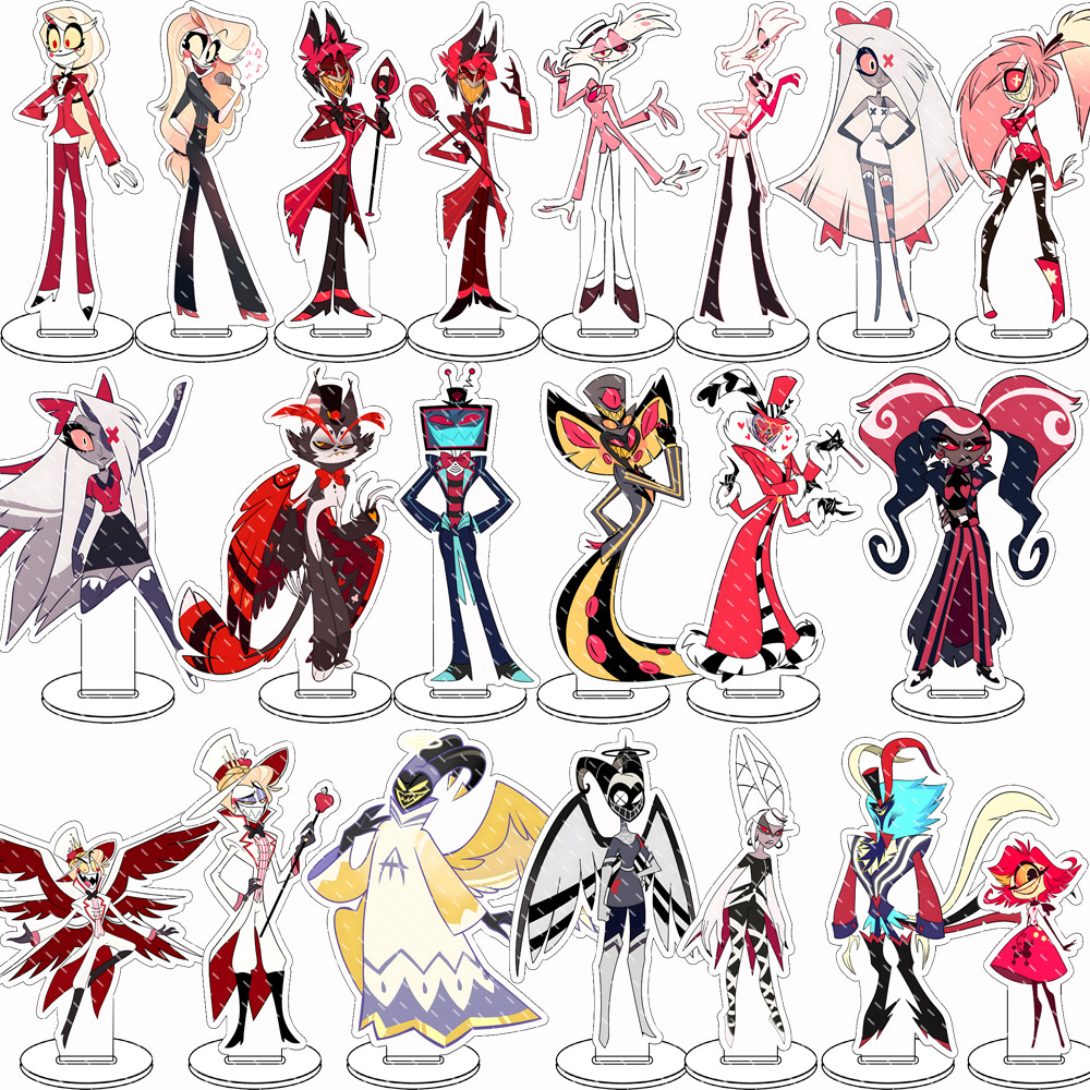 动漫周边地狱客栈亚克力立牌夏莉晨星维姬阿拉斯托亚当礼物摆件