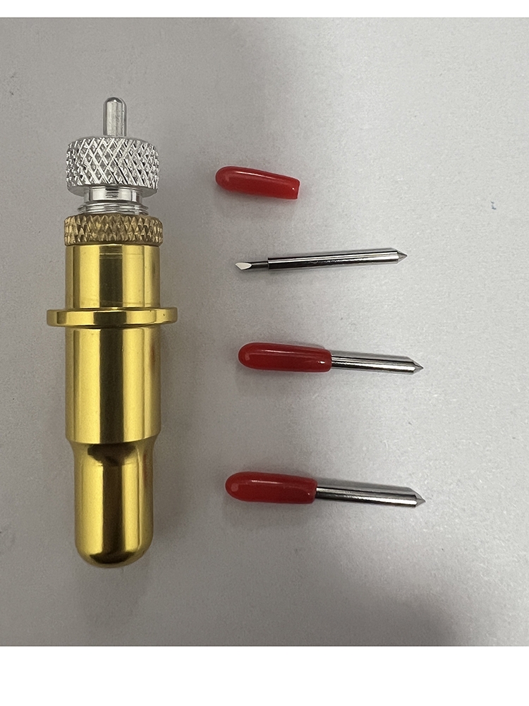 Small engraving die cutting machine engraving blade Special-shaped digital die cutting machine cutter head flat cutting machine tool holder membrane knife