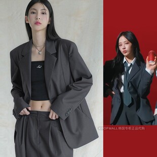 韩国代购AVANDRESS明星同款NewJeans Minji 女款时尚韩版西装外套