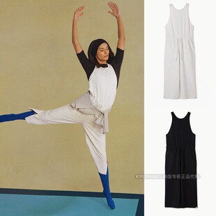 女后背交叉肩带宽松连体瑜伽长裤 韩国代购 25春季 MUDRA BUDHI