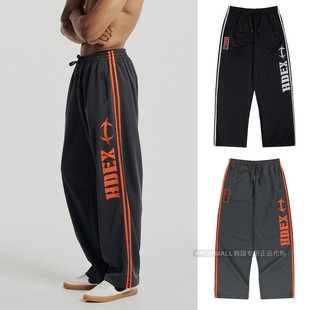 25春季 HDEX 新品 男女同款 韩国代购 运动宽松直筒健身百搭长裤 直邮
