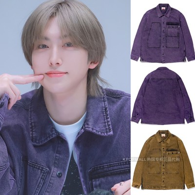 【EXTRAORDINARY】andTEAM团FUMA同款韩版时尚ins风衬衫 韩国代购