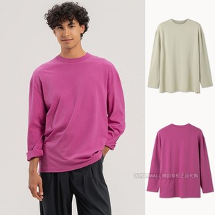 T恤 韩国正品 MUDRA圆领长袖 直邮BUDHI 有机棉材质日常瑜伽服 代购
