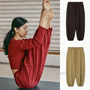 吸汗弹力棉慢跑瑜伽裤 KPOPMALL韩国代购 MUDRA26年新品 BUDHI 直邮