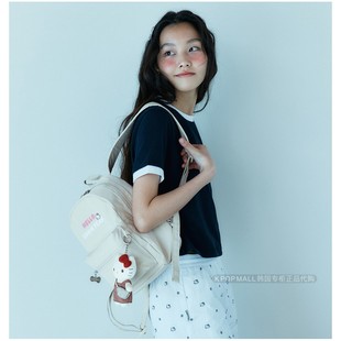 韩国代购直邮 SNOWPEAK 25春男女HelloKitty联名休闲百搭双肩背包