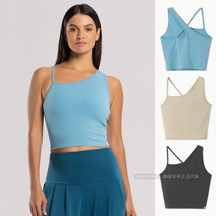 BUDHI 瑜伽服上衣修身 MUDRA 款 Ttop挂脖吊带背心 24冬季 韩国代购