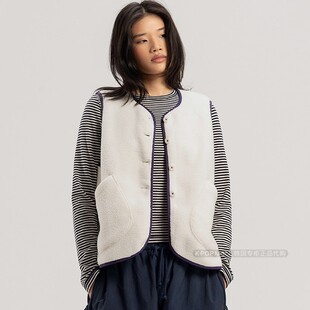 MUDRA BUDHI 25秋冬男女放松范儿休闲保暖绒布马甲 直邮 韩国代购