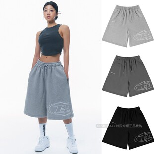 长款 运动裤 STROKE 男女同款 BORN WIN 版 韩国正品 B商标短裤 代购