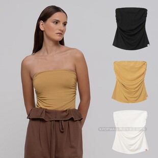 女款 MUDRA 抹胸Triple long top瑜伽服上衣 韩国代购 tube BUDHI