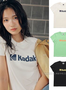 柯达金允慧短袖T恤女款透气印花