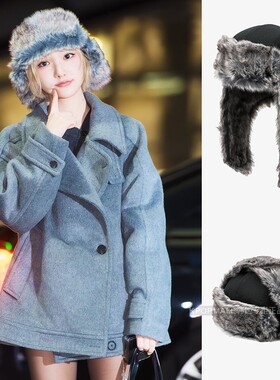 newera 韩国正品代购 KiiiKiii JIYU同款 黑色户外防水羊毛渔夫帽