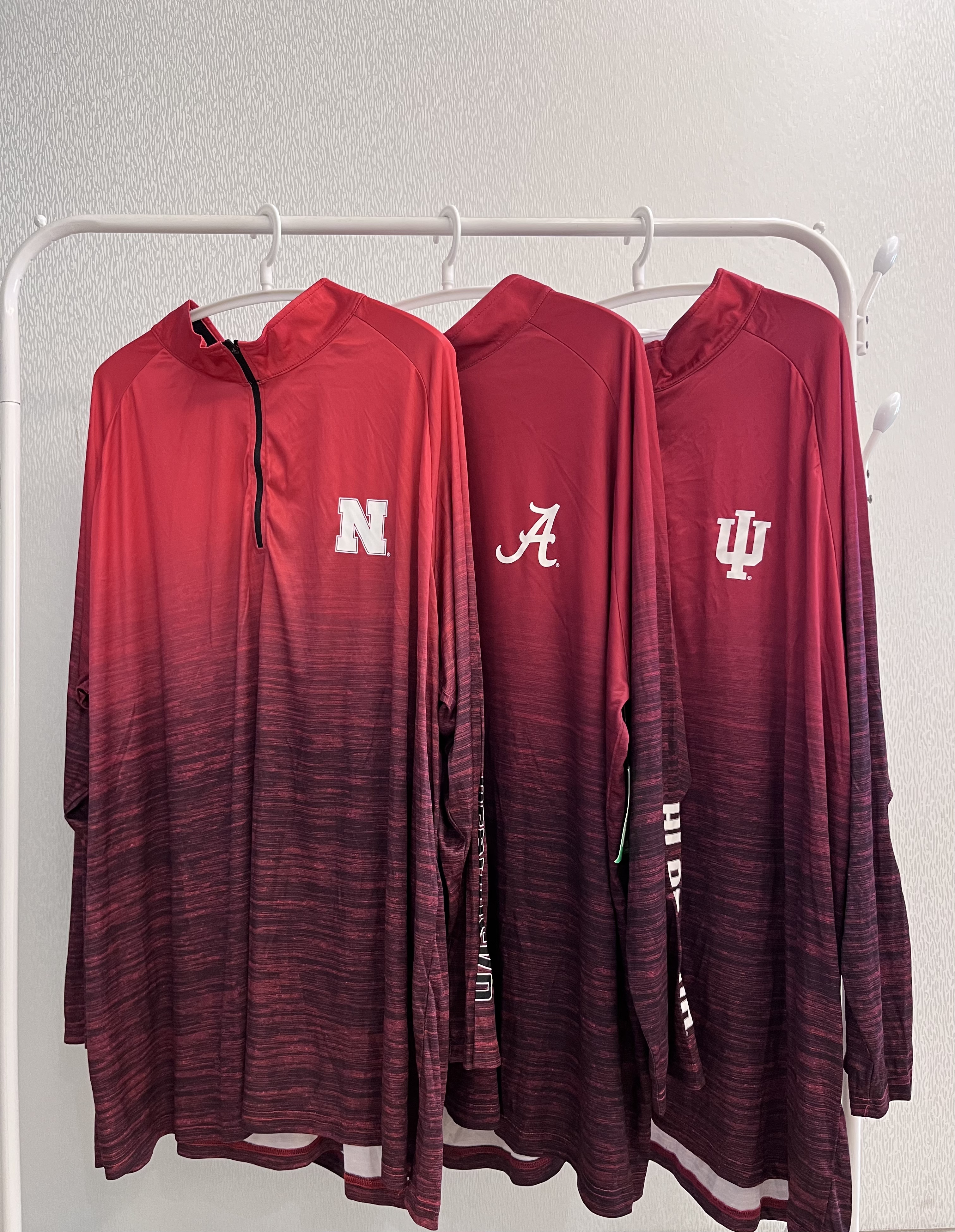 COLOSSEUM男立领长袖T恤速干特宽松超级大码运动球队