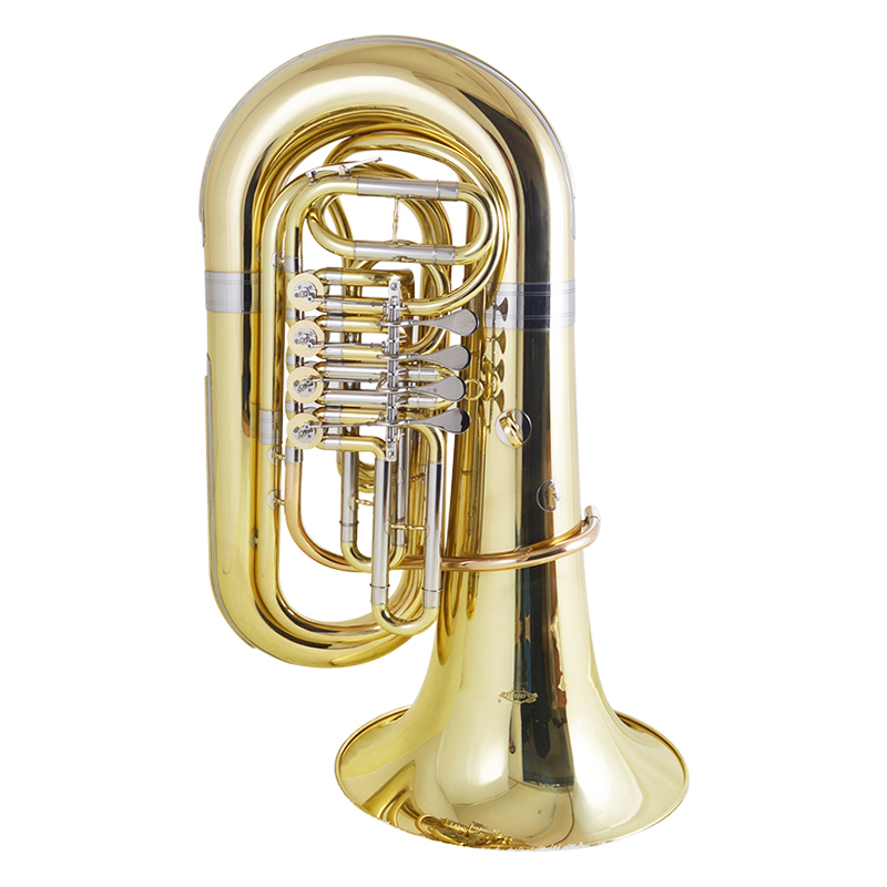 津宝 JBBB-210 bB调 四键扁键 大抱号 漆金 四转阀抱号