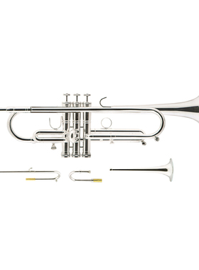 津宝小号双嘴子管 JBTR-480专业小号 演奏考级 双号口