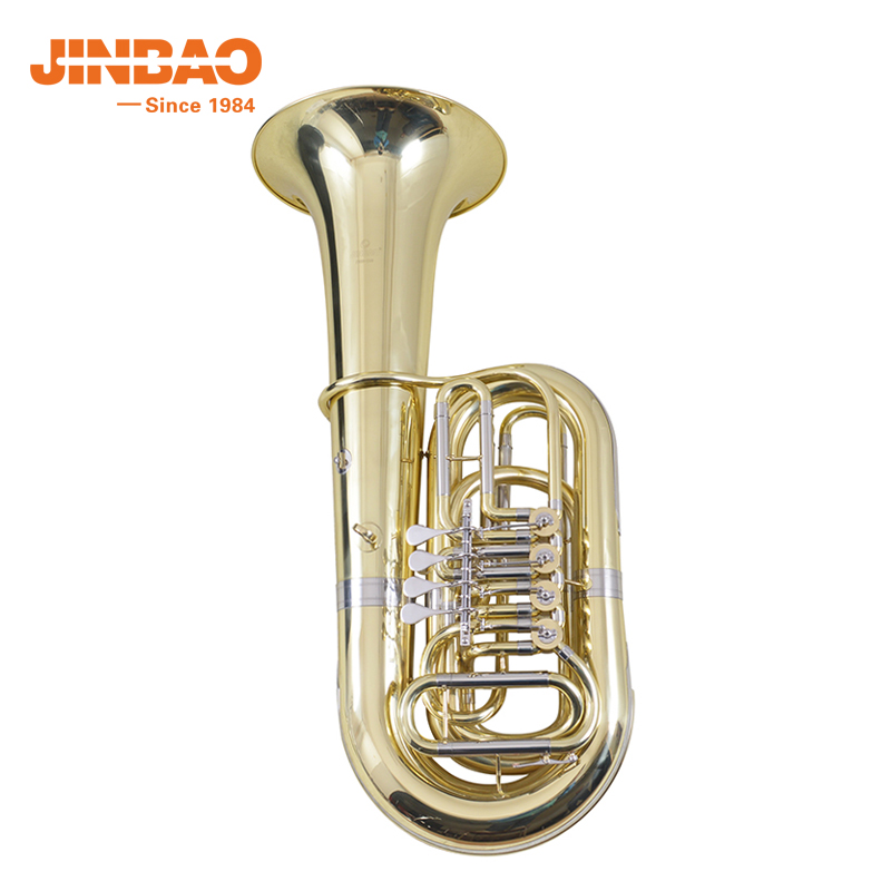 津宝牌 JBBB-200抱号Bb调 四扁键大抱号 白铜变音管